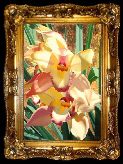 framed  unknow artist Still life floral, all kinds of reality flowers oil painting  74, ta009-2